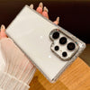 For Samsung Galaxy S25 Ultra 5G Transparent Phone Case with Lens Film(Grey)