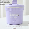 Multifunctional Electric Cooker One-piece Home Small Electric Cooker(US Plug Rose Red)