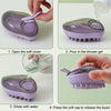 Pet Shower Brush with Soap Dispenser - Green