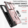 For Samsung Galaxy S24 FE 5G Sliding Camshield Holder Phone Case(Rose Gold)