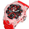 STRYVE S8027 Sports Multifunctional Luminous Dual Display Chronograph Student Watch(Orange)