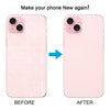 iPhone 15 Plus Glass Back Cover Replacement - Pink