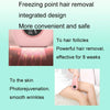 Home Laser Freezing Point Hair Removal Apparatus Full Body Beauty Portable Hair Removal Apparatus, Style: UK Plug(Freezing Point Pink)
