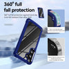 For Samsung Galaxy S24 FE 5G TPU + PC Lens Protection Phone Case(Blue)