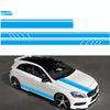 D-930 Lines Pattern Car Modified Decorative Sticker(Blue)