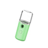 Facial Hydration Instrument Air Humidifier USB Beauty Cold Spray Instrument Auto Alcohol Disinfection Sprayer(Green)