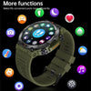 K56 Pro 1.39 inch Smart Silicone Strap Wristband Support Heart Rate Monitoring / Blood Pressure Monitoring(Khaki)
