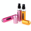 Portable Mini Aluminum Refillable Perfume Bottle Spray Empty Cosmetic Containers Atomizer, Capacity:5ml(Green)