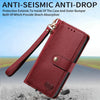 For Samsung Galaxy M15 Love Zipper Lanyard Leather Phone Case(Red)