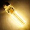 GY6.35 5W SMD2835 72LEDs Dimmable Silicone Corn Bulb for Chandelier Crystal Lamp Lighting Accessories,AC 12V(Warm White)