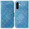 For Samsung Galaxy A26 5G Colorful Magnetic Buckle Leather Phone Case(Blue)