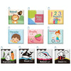Baby Cloth Book Tear-proof Rustle Sound Quiet Books For Kids, Style: Number