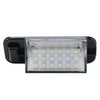 2 PCS License Plate Light with 18  SMD-3528 Lamps for BMW E36(1992-1998)2W 120LM,6000K, DC12V (White Light)