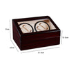 Watch Shaker 4+6 Digits Mechanical Watch Automatic Winding Watch Box Watch Shaker ,US Plug(Black)