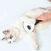 Self-Cleaning Slicker Brush for Dogs & Cats - Blue