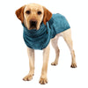 Absorbent Dog Bathrobe Towel, Turquoise Green, M (400g)