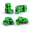 Creative Decompression Puzzle Smooth Fun Infinite Magic Cube Toy(Green)