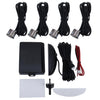 Car Buzzer Reverse Backup Radar System - Premium Quality 4 Parking Sensors Car Reverse Backup Radar System with LCD Display(Carbon Gray)