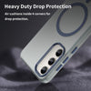 For Samsung Galaxy S23+ 5G MagSafe Frosted Translucent TPU + PC Full Coverage Phone Case(Dark Blue)
