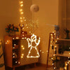 Christmas Decoration LED Sucker Festive Atmosphere Hanging Light(Angels)