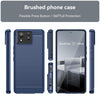 For Asus Zenfone 11 Ultra Brushed Texture Carbon Fiber TPU Case(Blue)