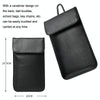 RFID Signal Blocking Bag for 6.5" Phones (Black)