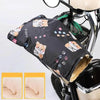 Winter Electric Vehicle Warm Waterproof Velvet Handle Cover(K Dog Black)