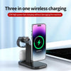 JJT-A70 15W 3 in 1 Multifunctional Magnetic Wireless Charging Holder (Black)