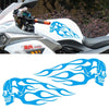 Motorcycle Styling Skull Head PVC Sticker Auto Decorative Sticker (Blue)