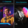 awei GM-11 Luminous Wired Headphones(Black)