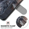 For Alcatel 1L (2021) Coloured Drawing Cross Texture Horizontal Flip PU Leather Case with Holder & Card Slots & Wallet & Lanyard(Cat Becomes Tiger)