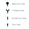 Fascia Massager Mini Electric Muscle Massager Portable Fitness Muscle Relaxing Massager Button(Space Gray)