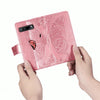 For Asus ROG Phone 3 ZS661KS Butterfly Love Flower Embossed Horizontal Flip Leather Case with Bracket / Card Slot / Wallet / Lanyard(Pink)