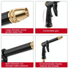 High Pressure Car Wash Hose Telescopic Watering Sprinkler, Style: H2+3 Connector+15m Tube