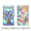 100PCS Laser Self-sealing Packaging Bag Data Line Aluminum Foil Plastic Bag , Size: 18x23cm