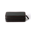 PU Leather Full Carbon Fiber Zipper Watch Bag Watch Storage Display Box, Style:  04 Watch Position