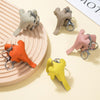 Leather Cute Elephant Keychain Car Key Pendant Bag Doll Decoration(Pink)