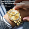 OLEVS 7003 Men Multifunctional Waterproof Mechanical Watch(Gold)