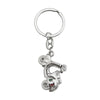Simulation Cool Motorcycle Keychain Metal Decoration Pendant, Style: X-231 Sliver