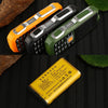 L9 Triple Proofing Elder Phone, Waterproof Shockproof Dustproof, 3800mAh Battery, 1.8 inch, 21 Keys, LED Flashlight, FM, Dual SIM(Black)