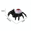 12pcs /Box Halloween Spider Eyeball Lights Candle Lamp Party Atmosphere Decoration Supplies(Blue Eyeball)