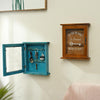 Entry Wooden Wall Hanging Key Storage Box, Spec: Old with 3 Seamless Nails