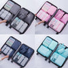 9 In 1 Toiletry Bag Travel Storage Bag Set Folding Storage Bag(Navy Blue)