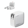 LDNIO Q408 100W GaN USB+3 USB-C / Type-C Interface Charger with 1m 100W USB-C / Type-C to USB-C / Type-C Data Cable, Plug Type:EU Plug(White)