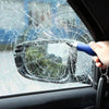 2 in 1 Mini Car Safety Rescue Hammer Life Saving Escape Emergency Hammer Seat Belt Cutter Window Glass Breaker (Blue)