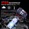 2 PCS 9005 DC9-36V / 36W / 8000K / 6000LM IP68 Car / Motorcycle Mini COB LED Headlight Lamps / Fog Light(Ice Blue Light)