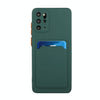 For Samsung Galaxy S20+ Card Slot Design Shockproof TPU Protective Case(Dark Green)