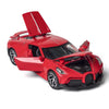 1:32 Alloy Sports Car Model With Sound And Light Boy Toy Car Decoration(Bright Black)