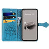 For ASUS Zenfone 10 Cat and Dog Embossed Leather Phone Case(Blue)