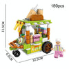 LELE BROTHER Children Assembling Mini City Street Scene Building Blocks, Style: 8613-4 Juice Car